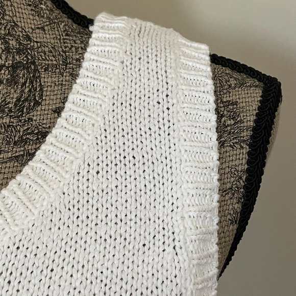 * SOLD *   fringed, knit tank top - Picture 5 of 13